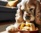 Cocker spaniel ingles platano